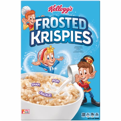 Kellogg's® Frosted Rice Krispies Cereal Perspective: front