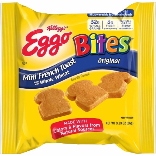 Eggo Minis Original French Toast, 3.03 Ounce -- 72 per case. Perspective: front