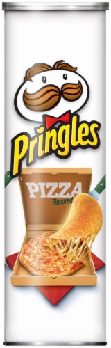 Pringles Pizza Potato Crisps Perspective: front