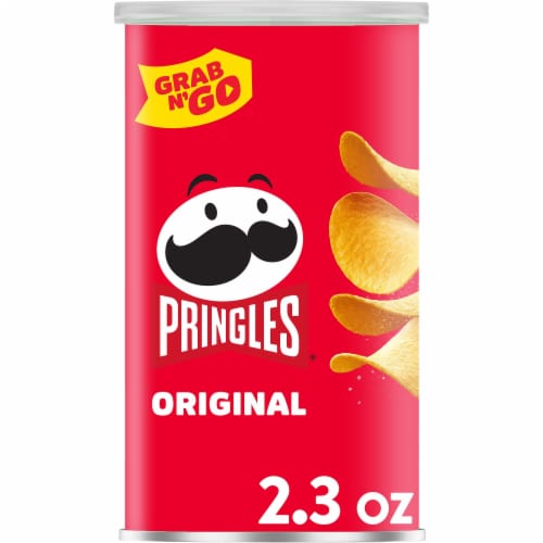 Pringles® Original Grab N' Go Potato Crisps Chips Perspective: front