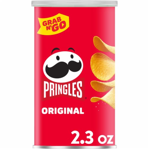 Pringles Original Potato Crisps Chips Grab N' Go Snack Pack, 2.3 oz ...