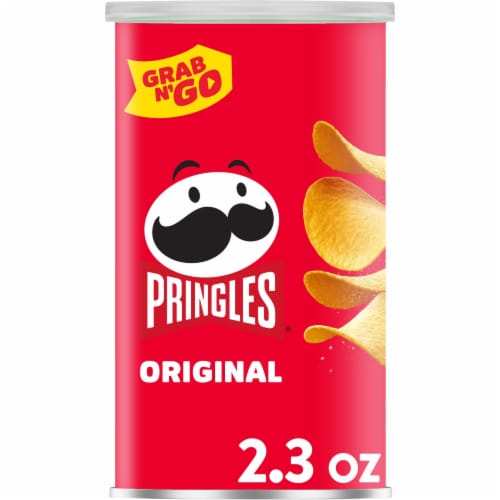 Pringles Original Potato Crisps Chips Grab N' Go Snack Pack Perspective: front