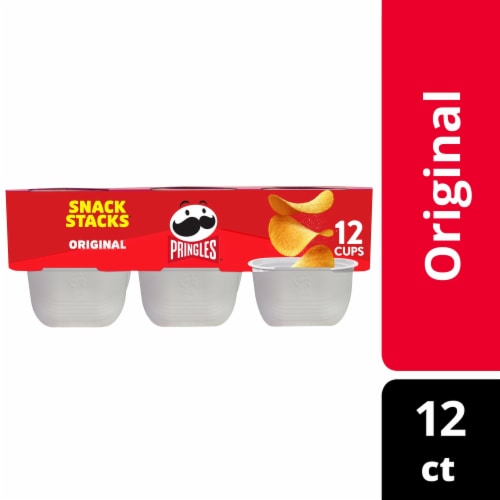 Pringles® Original Snack Stacks Potato Crisps Chips Perspective: front