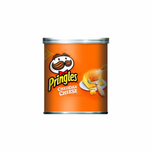 Pringles Cheddar Cheese Potato Chips 1.41 oz KEE84716 Perspective: front