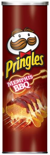 Pringles Memphis BBQ Potato Crisps Perspective: front