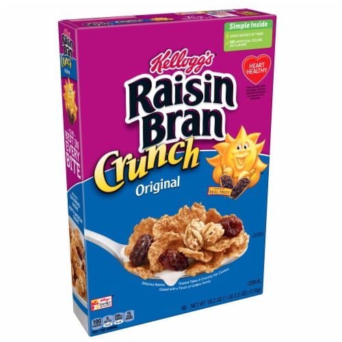 Kellogg's® Raisin Bran Crunch Cereal Perspective: front