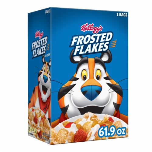 Kellogg's® Frosted Flakes Bag Cereal Perspective: front
