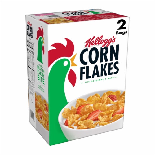 Kellogg's Corn Flakes Original Breakfast Cereal Perspective: front