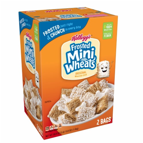 Frosted Mini-Wheats Original Whole Grain Cereal Perspective: front