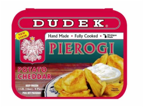 Kowalski Dudek Potato & Cheddar Pierogi Frozen Meal 8 Count Perspective: front