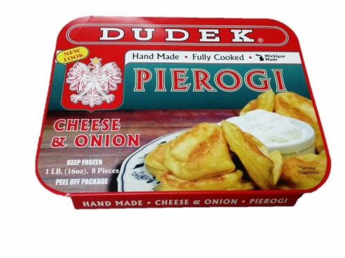 Kowalski Dudek Cheese & Onion Pierogi Frozen Meal 8 Count Perspective: front