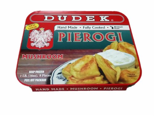 Kowalksi Dudek Mushroom Pierogi Frozen Meal 8 Count Perspective: front