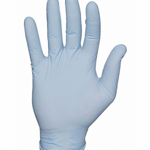 Showa Disposable Gloves,Nitrile,L,PK100  6005PFL Perspective: front