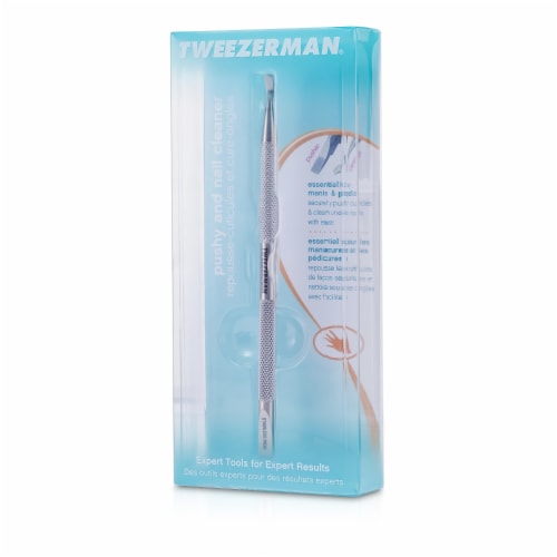 Tweezerman Cuticle Pusher & Nail Cleaner - Perspective: front