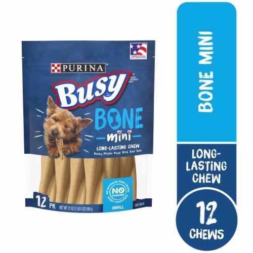 Purina Busy Bone Mini Chew Small Breed Dog Treats Perspective: front