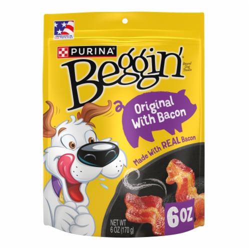 Purina® Beggin'® Strips Original Bacon Flavor Dog Treats Perspective: front