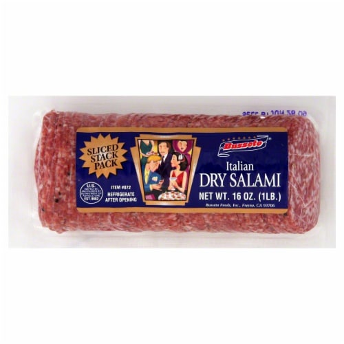 Busseto Italian Dry Salami Perspective: front