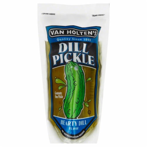 Van Holten's Mild Pickles Perspective: front