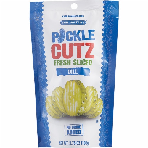 Van Holten's Fresh Sliced Dill Pickle Cutz Perspective: front