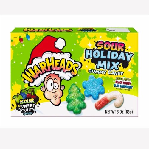 Warheads Sour Gummy Mix Holiday Candy Box, 3 oz - Fry’s Food Stores