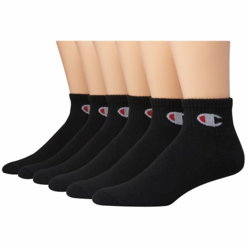 Champion Performance Men\'s Quarter Athletic Socks (6 Pack), 14-16 - Fry\'s  Food Stores