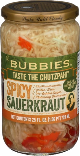 Bubbies® Spicy Saurkraut Perspective: front