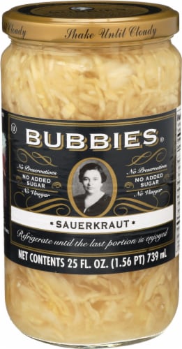 Bubbies® Sauerkraut Perspective: front