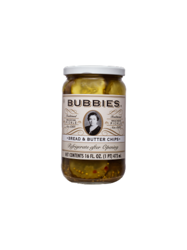 Bubbies® Bread & Butter Pickle Chips Perspective: front