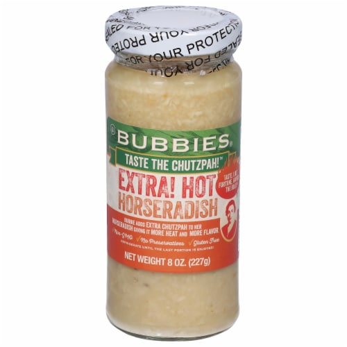 Bubbies® Extra Hot Horseradish Perspective: front