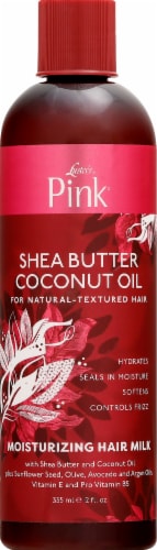 Luster's Pink Shea Butter Coconut Oil Moisturizing Hair Milk Perspective: front