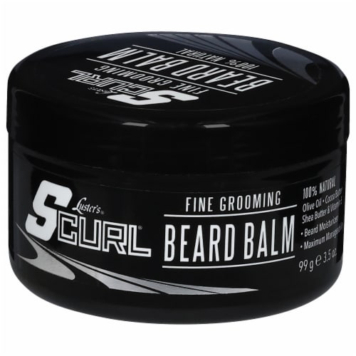 Luster’s® Scurl Fine Grooming Beard Balm Perspective: front