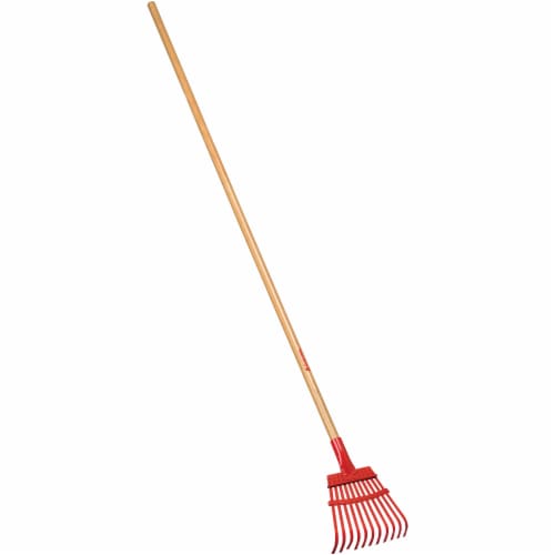 Corona 60.5 in. L x 7.5 in. W Steel Shrub Rake Wood Perspective: front