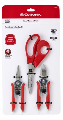 Corona® SP10003 Pruner Shear Snip Bonus Pack Perspective: front