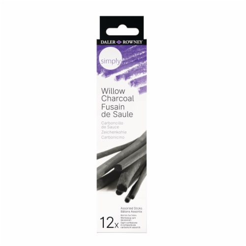 Daler-Rowney Simply Willow Charcoal - Black Perspective: front