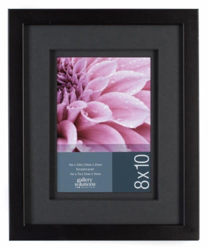 Pinnacle Snap Picture Frame - Black Perspective: front
