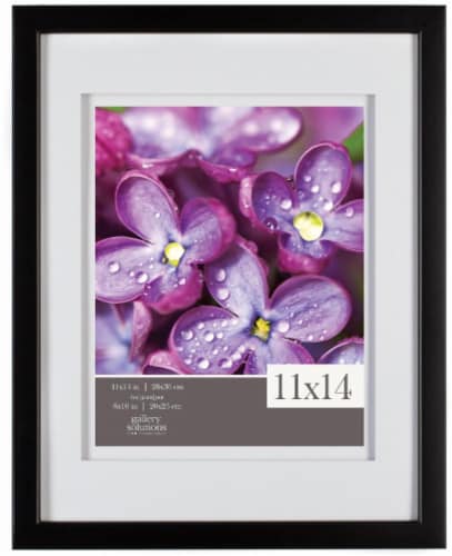 Pinnacle Gallery Solutions Picture Frame - Black Perspective: front