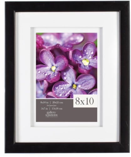 Pinnacle Gallery Solutions Picture Frame - Black Perspective: front
