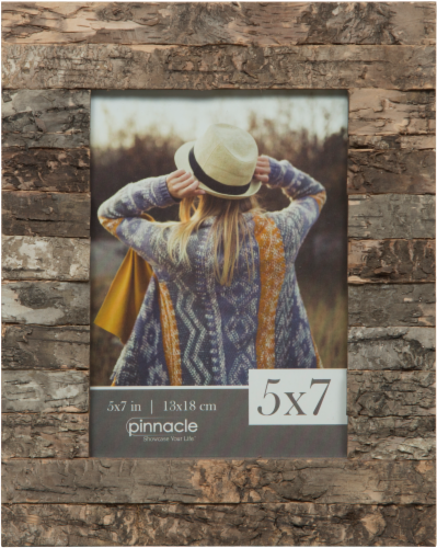 Pinnacle Gallery Solutions 5 x 7 Picture Frame - Brown Perspective: front