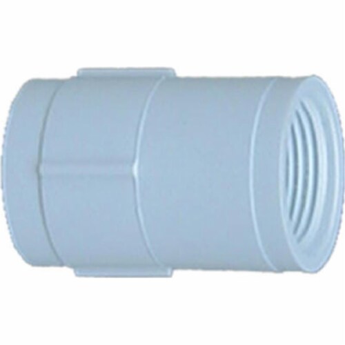 Genova Products 30127 0.75 in. Female Iron Pipe x Female Iron Pipe Coupling - Pack Of 10 Perspective: front