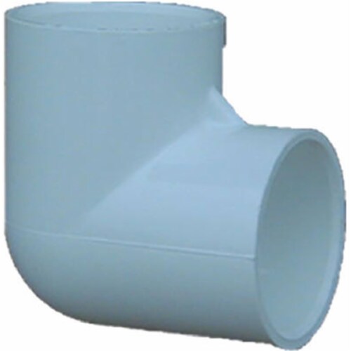 Genova Products 30710 1 in. 90 degree Slip x Slip Ell White- Pack of 10 Perspective: front