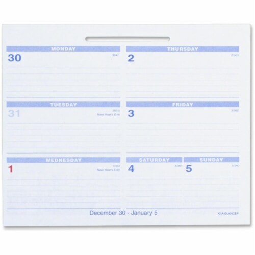 At A Glance AAGSW705X50 FlipAWeek Desk Calendar Refill, 1 Fred Meyer