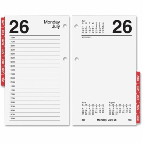At A Glance AAGE717T50 Daily Desk Calendar Refill with Tabs, 1 Fred Meyer