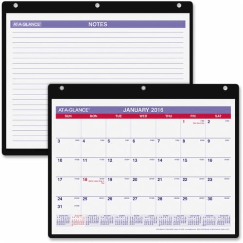 At A Glance AAGSK800 Monthly Desk Wall Calendar, 12 Month, 1 Harris