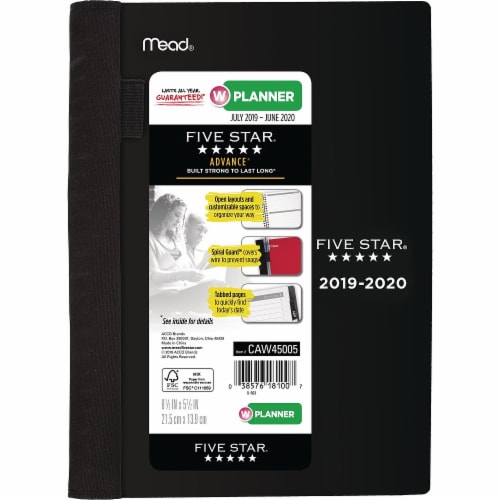 2019-2020 Planner by Five Star® - Assorted Perspective: front