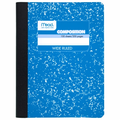 Mead® Wide Ruled Composition Notebook Perspective: front