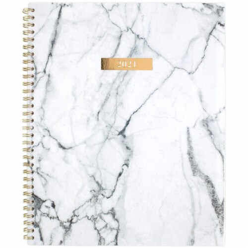 Cambridge® 2021 Large Planner - Marble Perspective: front
