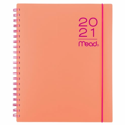 Mead® 2021 Color Pop Large Planner - Pink Perspective: front