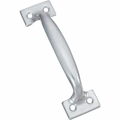 National 6-1/2 In. Zinc Utility Door Pull N116715 Perspective: front