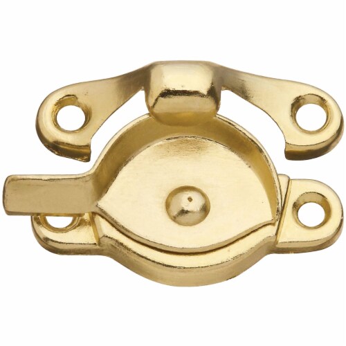 National Brass 7/8 In. Crescent Sash Lock N148684 Perspective: front