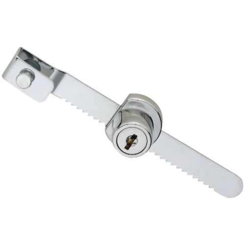 National 4-1/2 In. Chrome Keyed Showcase Lock - Keyed Alike N185306 Perspective: front